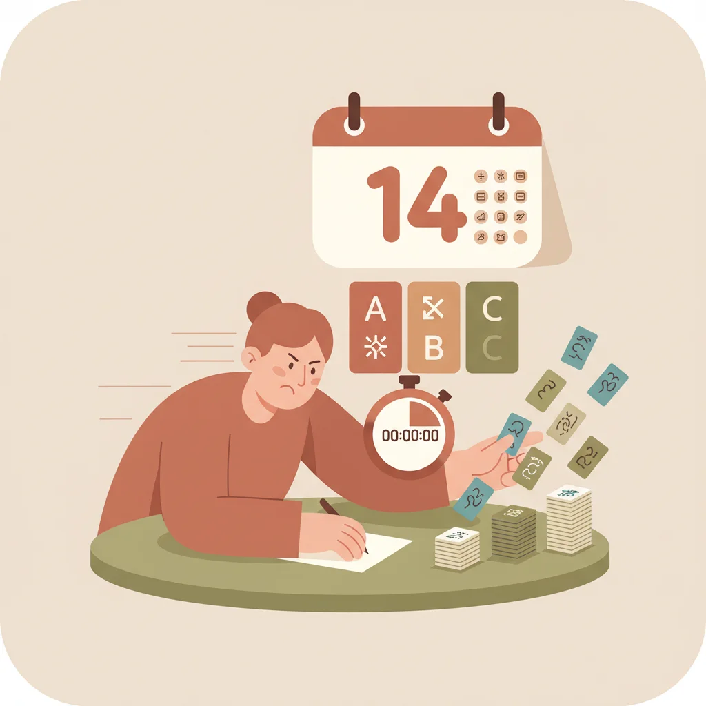 Last-Minute Study Plan: What to Do 2 Weeks Before an Exam