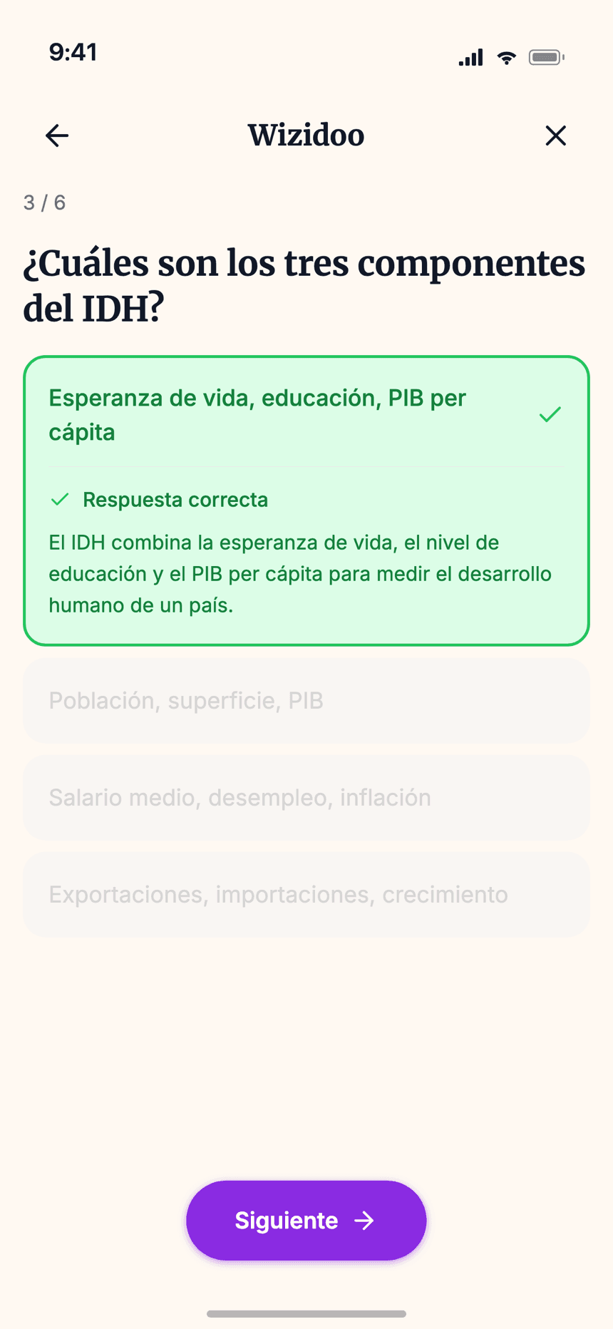 Quiz de Wizidoo generado a partir del curso del estudiante