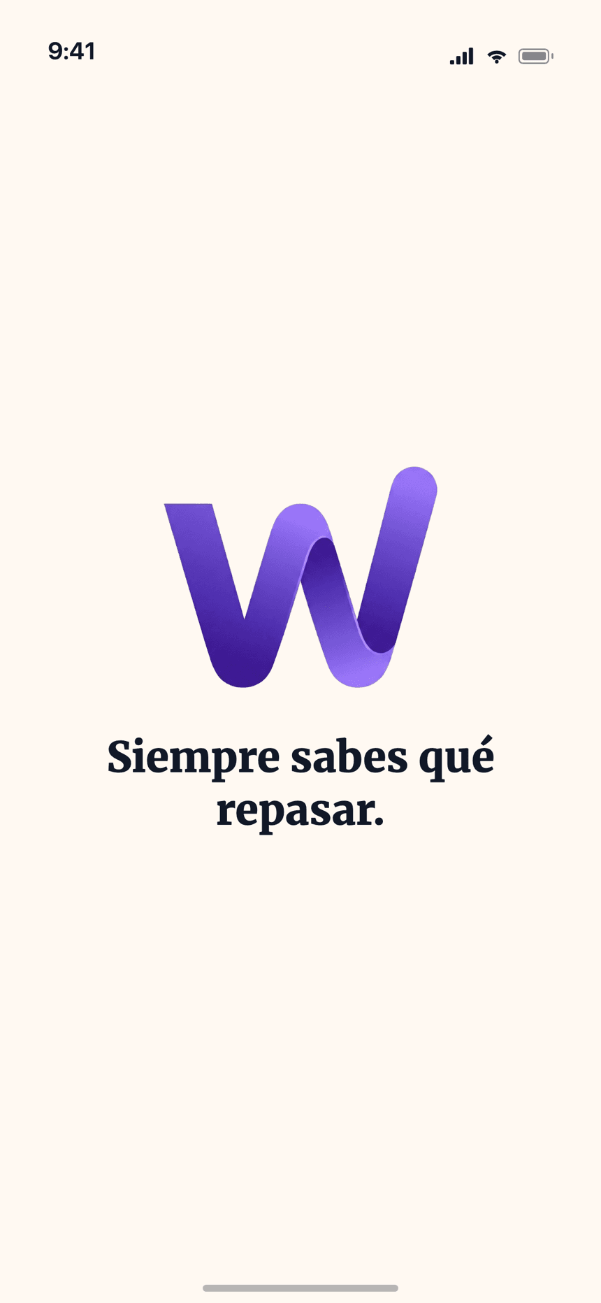 Pantalla final de la app Wizidoo